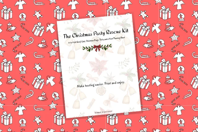 The Last-Minute Secret to a Stress-Free Christmas Party (Instant Download!)